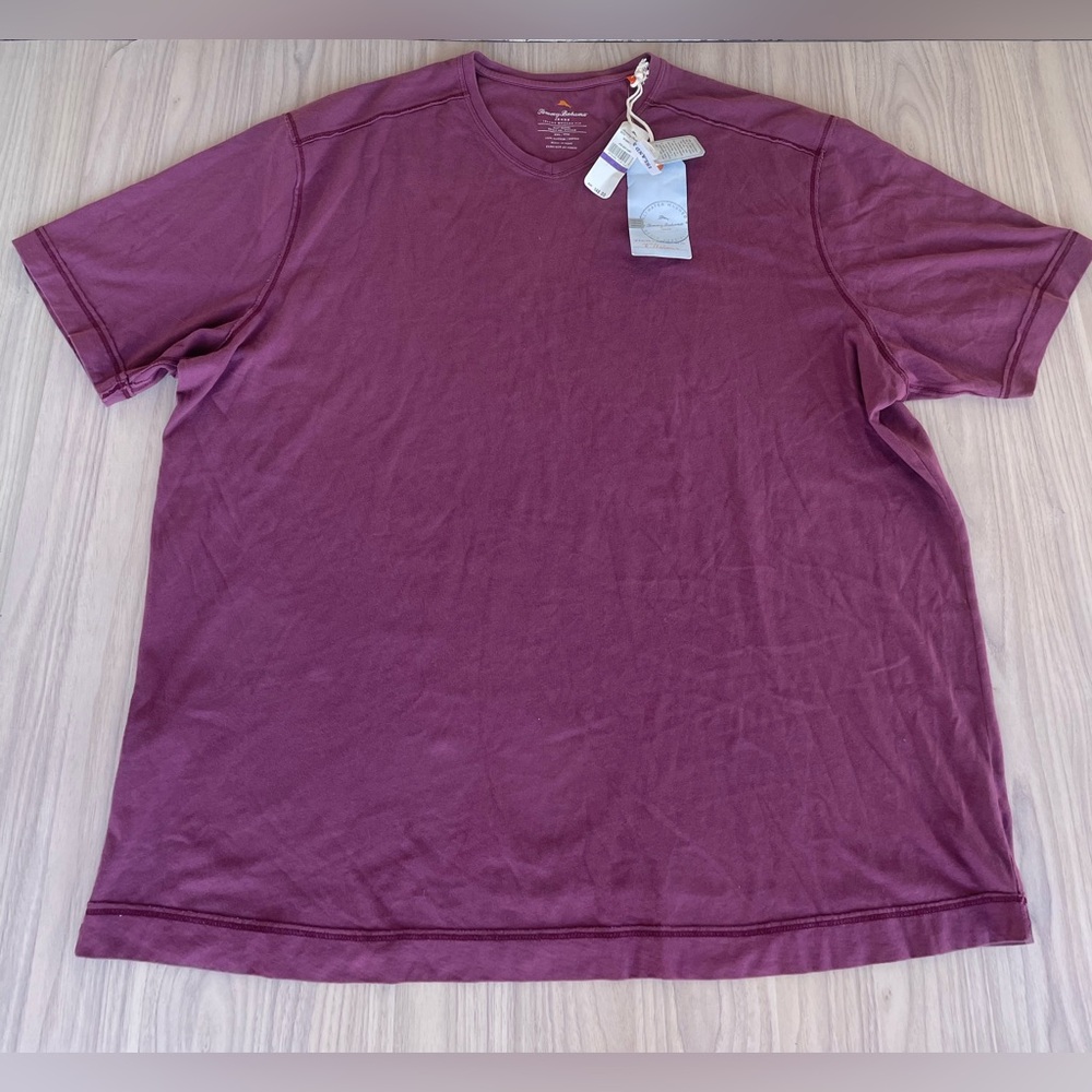 Tommy Bahama Burgundy Short Sleeve Tee